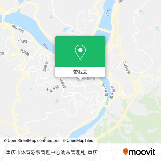 重庆市体育彩票管理中心渝东管理处地图
