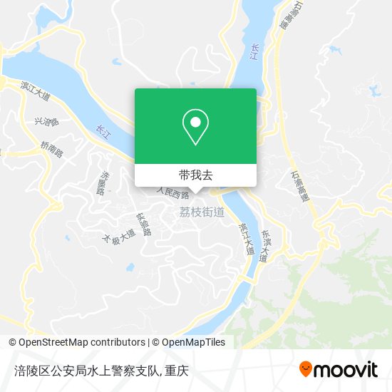 涪陵区公安局水上警察支队地图