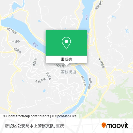 涪陵区公安局水上警察支队地图