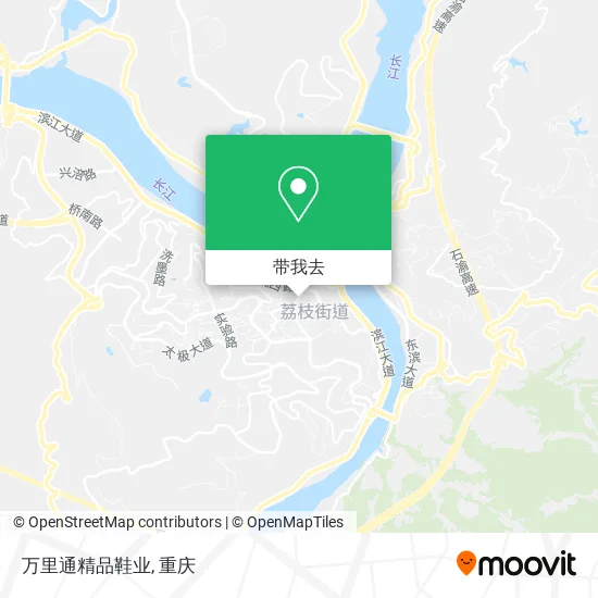 万里通精品鞋业地图