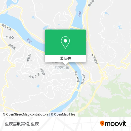 重庆嘉航宾馆地图