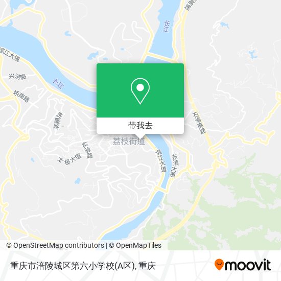 重庆市涪陵城区第六小学校(A区)地图