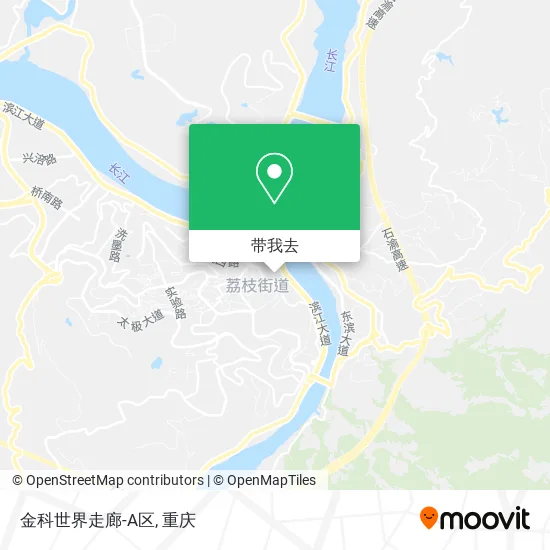 金科世界走廊-A区地图