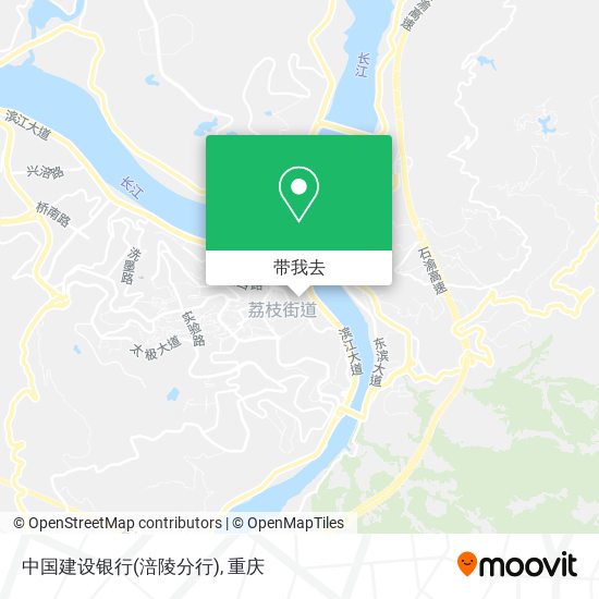中国建设银行(涪陵分行)地图