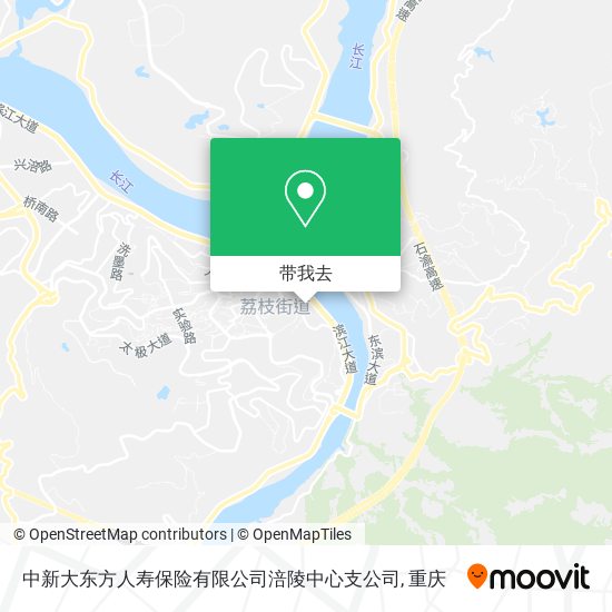 中新大东方人寿保险有限公司涪陵中心支公司地图