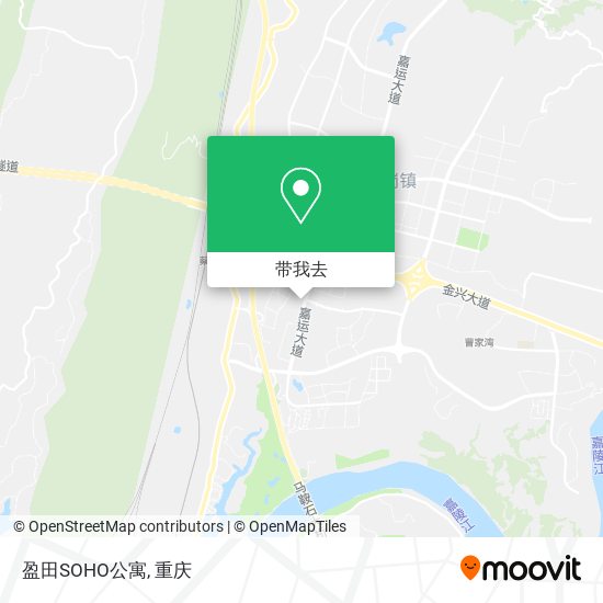 盈田SOHO公寓地图