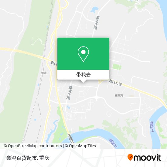 鑫鸿百货超市地图