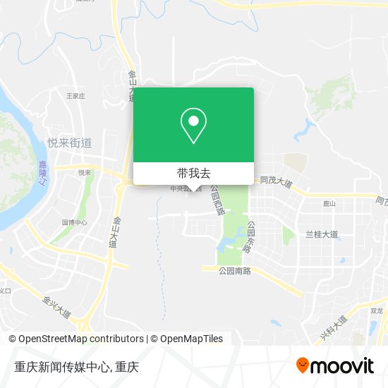 重庆新闻传媒中心地图