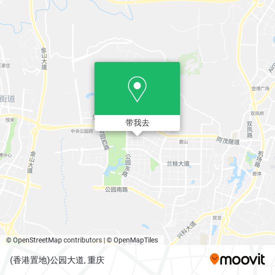 (香港置地)公园大道地图