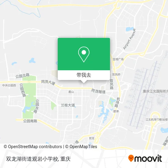 双龙湖街道观岩小学校地图