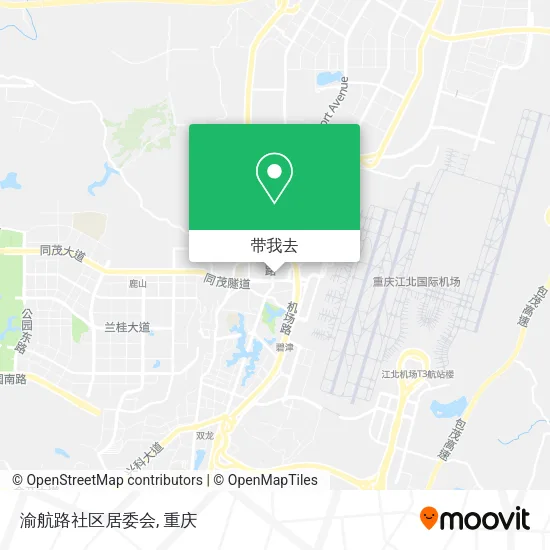 渝航路社区居委会地图