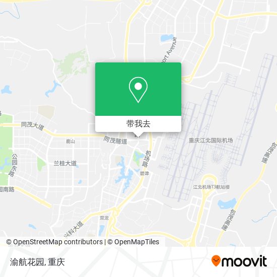 渝航花园地图