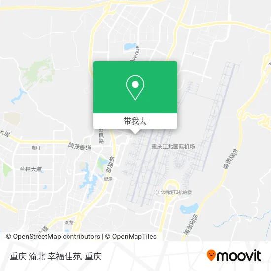 重庆 渝北 幸福佳苑地图