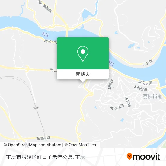 重庆市涪陵区好日子老年公寓地图