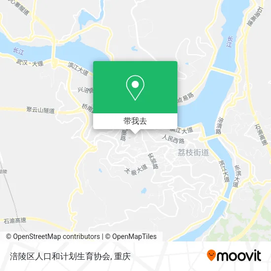 涪陵区人口和计划生育协会地图