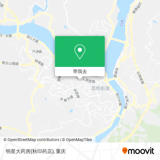 明星大药房(秋印药店)地图