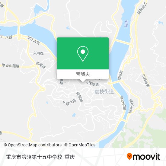 重庆市涪陵第十五中学校地图