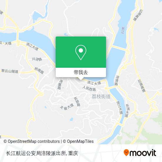 长江航运公安局涪陵派出所地图