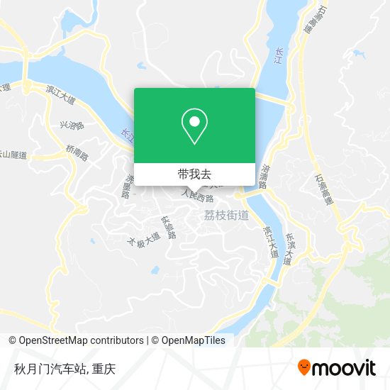 秋月门汽车站地图