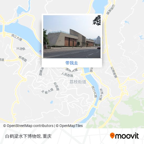 白鹤梁水下博物馆地图