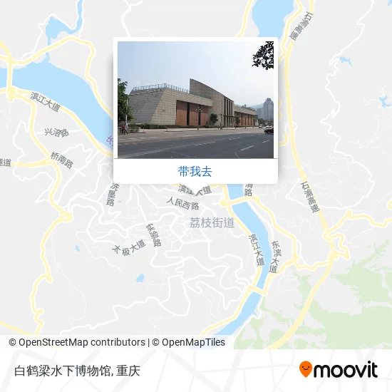 白鹤梁水下博物馆地图
