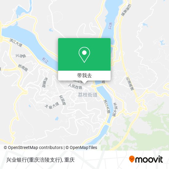 兴业银行(重庆涪陵支行)地图