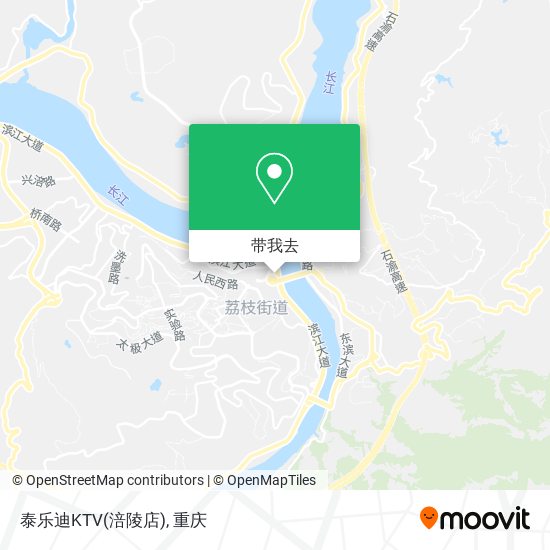 泰乐迪KTV(涪陵店)地图