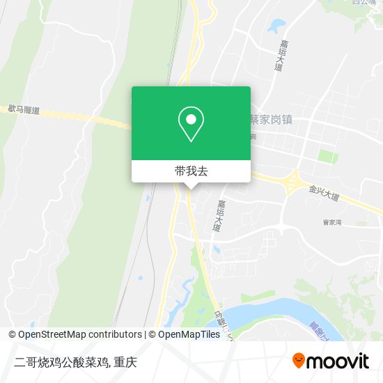 二哥烧鸡公酸菜鸡地图