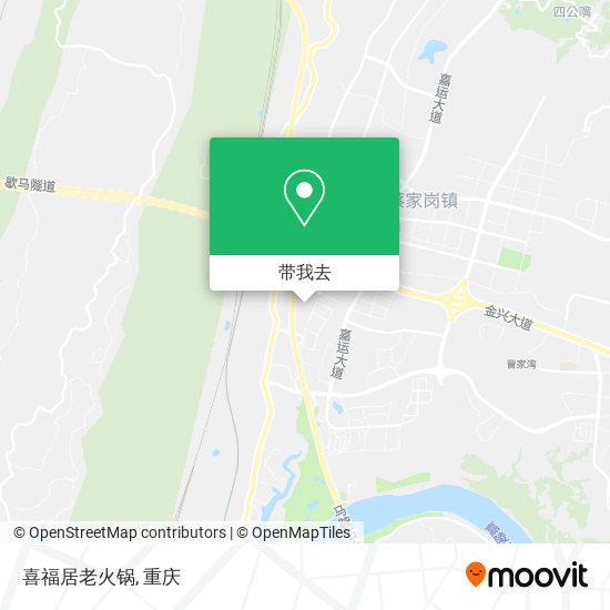 喜福居老火锅地图