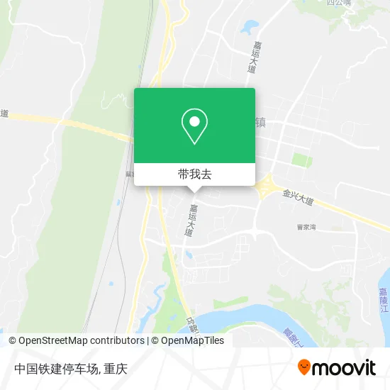 中国铁建停车场地图