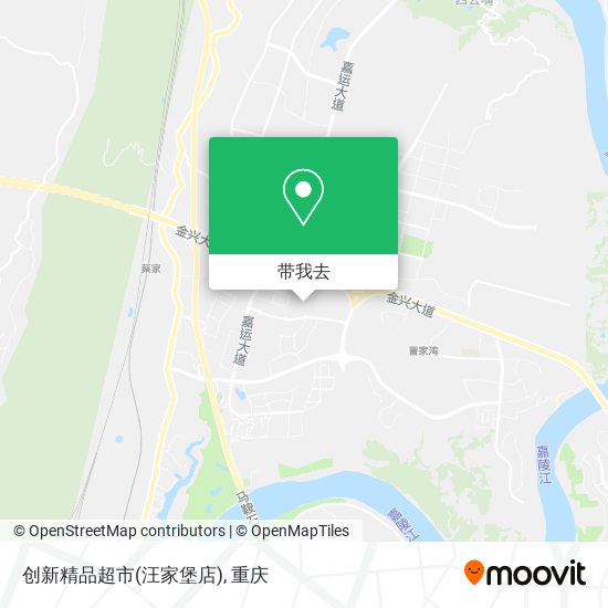 创新精品超市(汪家堡店)地图