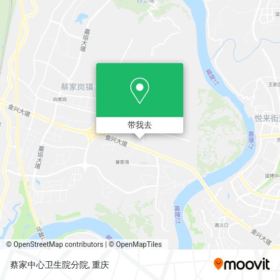 蔡家中心卫生院分院地图