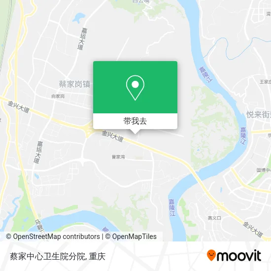 蔡家中心卫生院分院地图