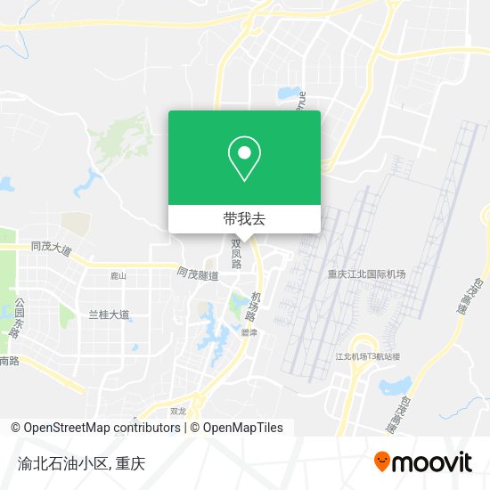 渝北石油小区地图