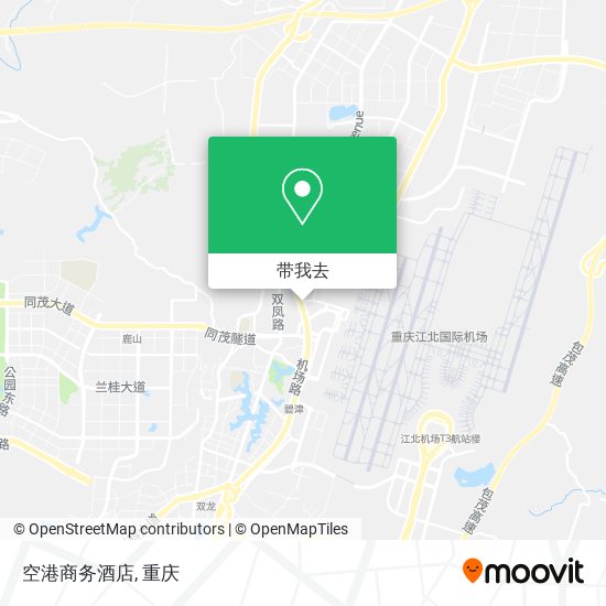 空港商务酒店地图