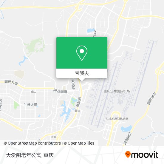 天爱阁老年公寓地图