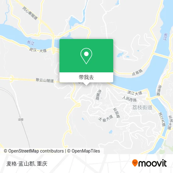 麦格·蓝山郡地图