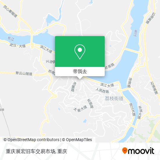重庆展宏旧车交易市场地图