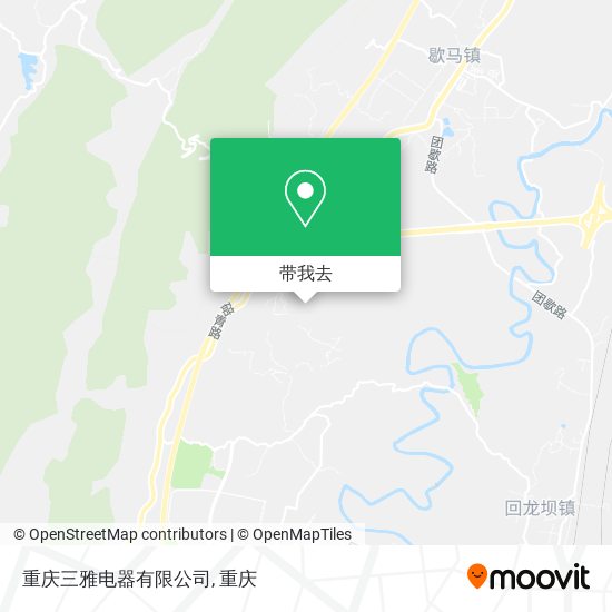 重庆三雅电器有限公司地图