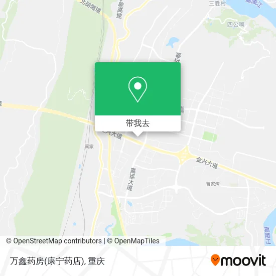万鑫药房(康宁药店)地图