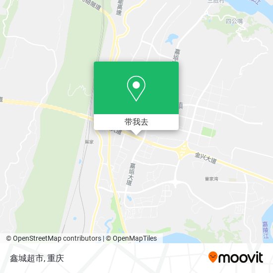 鑫城超市地图