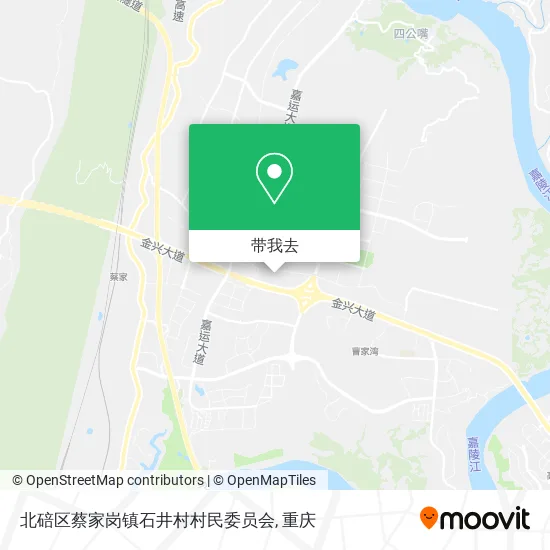 北碚区蔡家岗镇石井村村民委员会地图