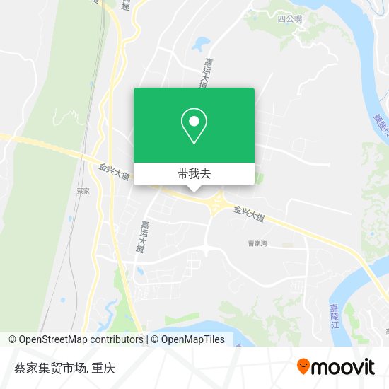 蔡家集贸市场地图