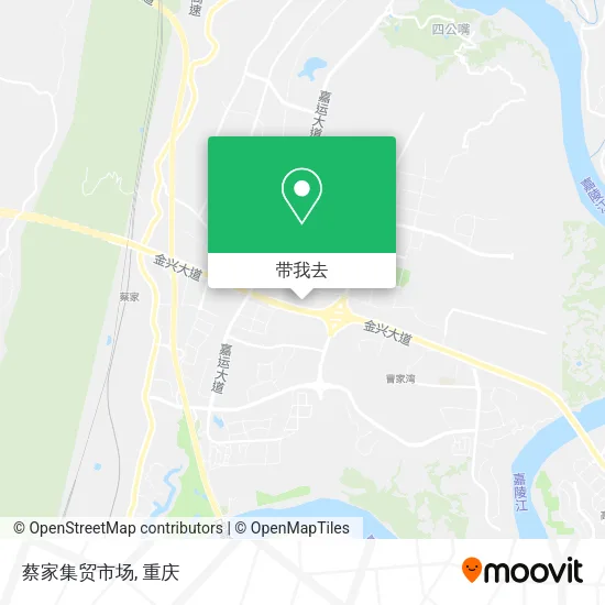蔡家集贸市场地图