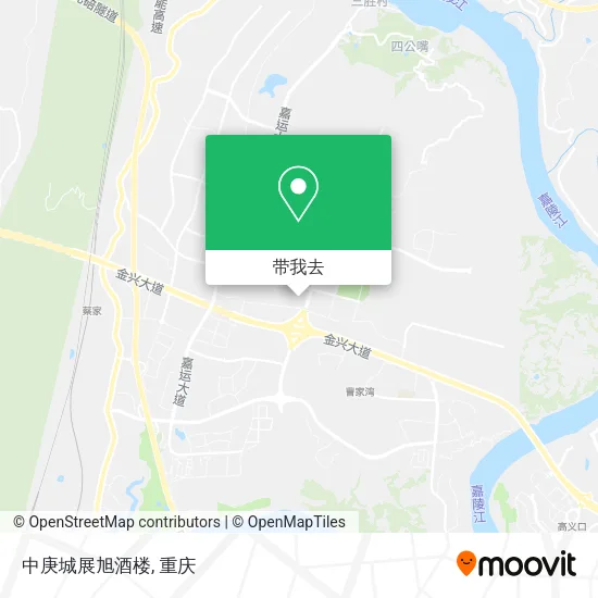 中庚城展旭酒楼地图