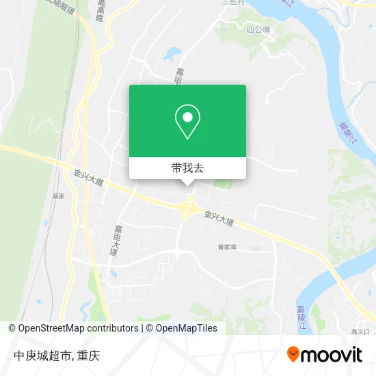 中庚城超市地图