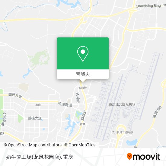 奶牛梦工场(龙凤花园店)地图