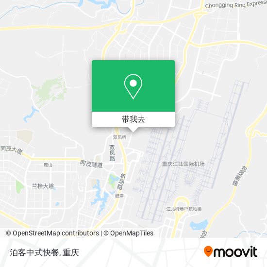 泊客中式快餐地图
