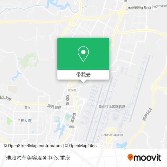 港城汽车美容服务中心地图