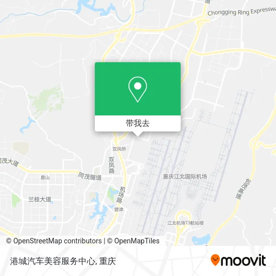 港城汽车美容服务中心地图